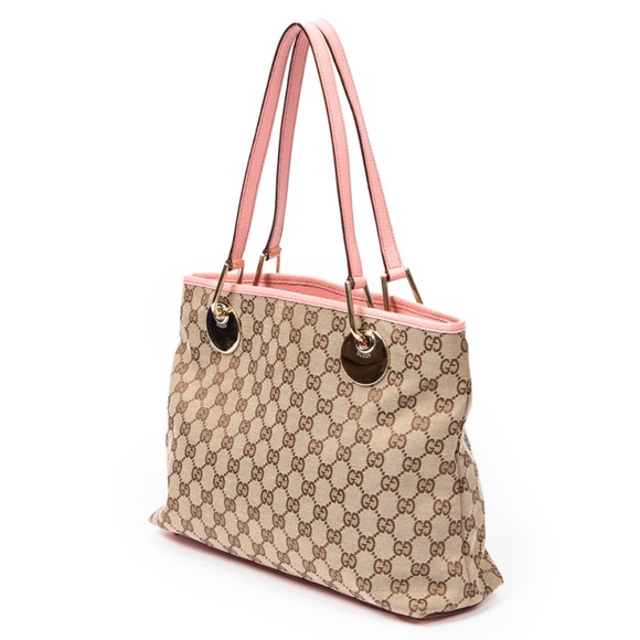 Authentic Gucci Eclipse Shoulder Bag Tote Purse - Picture 2 of 16